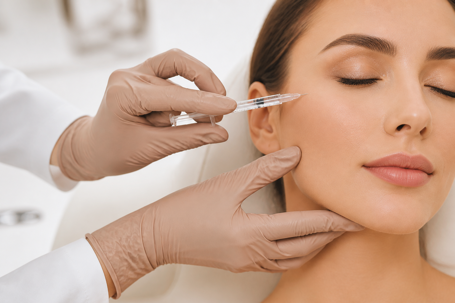 Precision injectables and fillers in a luxury treatment frame
